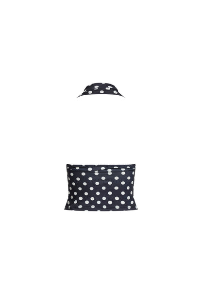 Lioness Fashion Discount SAFARI HALTER - NOIR POLKA