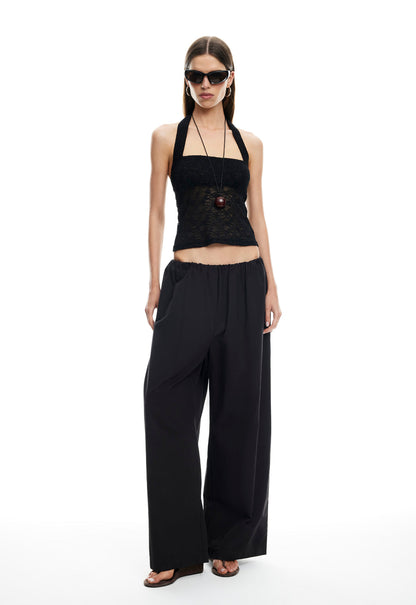 Lioness Fashion Essential PALISADES HALTER TOP - NOIR