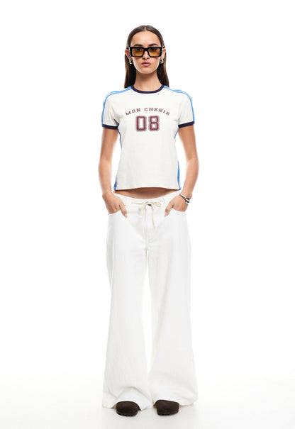 Lioness Fashion Smart Buy MON CHERIE TEE - PORCELAIN