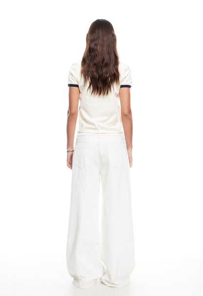 Lioness Fashion Smart Buy MON CHERIE TEE - PORCELAIN